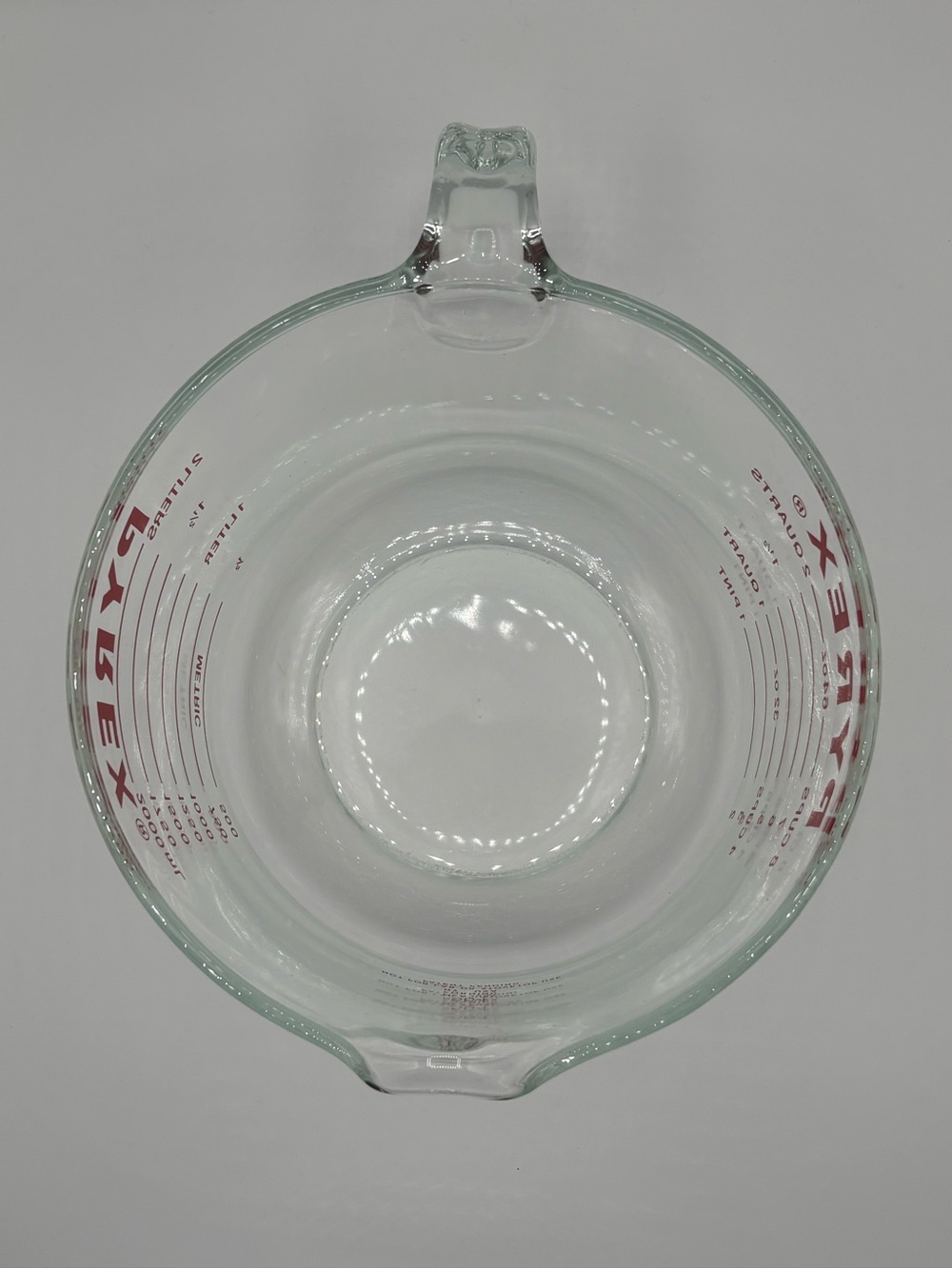 Vintage PYREX 8 cup, 2 liters 564 LARGE Red lettering EXCELLENT - Picture 7 of 11